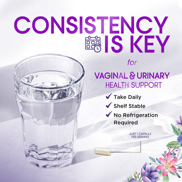 Probiotics for Women 4-in-1, 50 Billion CFU + Prebiotics, Vaginal Women's Probiotic for Digestive, pH, Urinary & Immune Health Support, No Gluten, Shelf Stable Probiotic Supplement