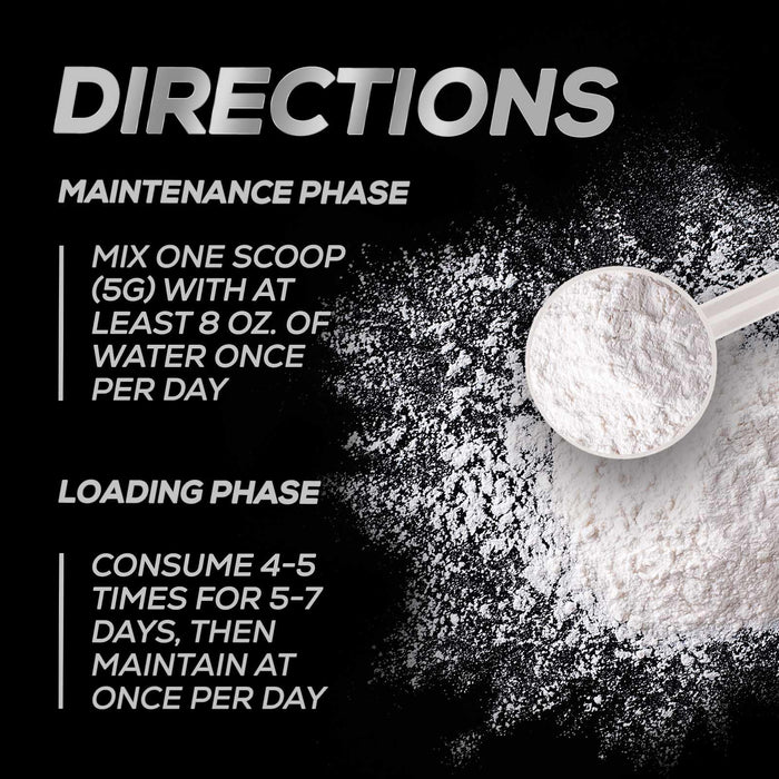 Pure Creatine 5000mg (5g) - Micronized Creatine Monohydrate Powder Unflavored, Keto Friendly - Creatine Pre Workout, Supports Muscle Building & Strength, Vegan, Keto, Gluten-Free - 60 Servings